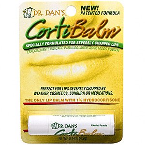 Dr. Dans CortiBalm Lip Balm for Chapped Lips - 0.15 Oz (3 pack).