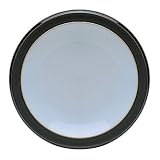 Denby Jet Black Tea Plates, Set of 6
