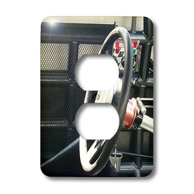 3dRose LLC lsp_29734_6 Nascar Wheel, 2-Plug Outlet Cover