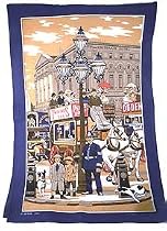 Tea Towel - London Rush Hour - 20" x 30"