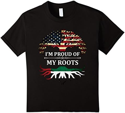 Kids I'm Proud of My Emiratis Roots t-Shirt ~ UAE 8 Black