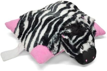 Adorable Jump and Dream Pillow Pal, Zebra