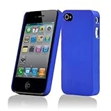 splash ZERO Slim-Fit PolyCarbonate Snap-On Case for iPhone 4 4G (Blue)