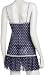 Rampage Women's Dot Printed Chemise With Thong image 4