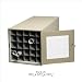 Safco 37-3/4"D Corrugated Roll File, 25 Tube Tropic Sand