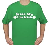 Kiss Me I'm Irish , Heavy Cotton Green T-Shirt, Medium