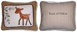 Lambs and Ivy Enchanted Forest Decorative Pillow, Green