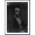 Historic Print (L): [August Belmont, half-length portrait, facing three-quarters to right, with side whisker