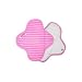 Limited Offer. One item per person.. If you are interested in Sckoon Organic Cotton Cloth Menstrual Pads, this is a great chance to see how soft and how comfortable they are. One pad per person for trial. The color selection is based on availability Sckoon Pads FAQ Sckoon Organic Cotton Pads are a healthy alternative to disposable menstrual products; made with 100% certified organic cotton, they are comfortable, practical, and 100% safe. More Comfortable than Disposable Easy to clip on most panties, Sckoon Organic Cotton Pads feel like just another layer of very soft underwear. They do not have the sticky, sweaty feeling of disposables, and there is no glue to get stuck in uncomfortable places. 100% Chemical Free Sckoon Organic Cotton Pads are made of 100% certified organic Egyptian cotton, which is grown without harmful pesticides, hand picked and treated without the use of any chemicals, and certified by the International Certification Board, Demeter. Egyptian organic cotton is known as the most luxurious cotton in the world; with its extra-long fibers, it is incredibly soft, super-absorbent, breathable and durable. All the sewing threads are also 100% organic cotton and the snaps are nickel-free to prevent allergy. Practical Design Unlike most menstrual pads that require users to change the entire pad when it feels wet, Sckoon Organic Cotton Pads allow a user to swap out the liner only, which designed to sit on top of the hol