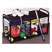 Sports Storage Bench (Black) (37" W x 16" D x 21" H)