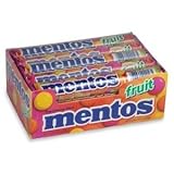Mentos Fruit Candy, 1.32-Ounce Rolls (Pack of 30)