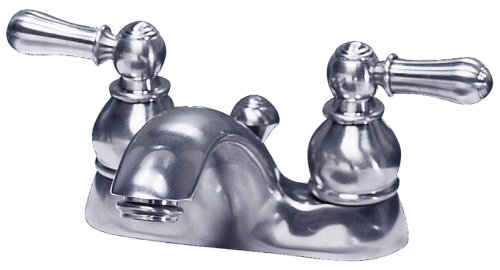 American Standard 7411.732.002 Hampton Two-Lever Handle Centerset Lavatory Faucet with Speed Connect Pop Up Drain, Polished Chrome