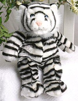 15' White Tiger Make Your Own *NO SEW* Stuffed Animal Kit