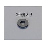 エスコ 13x6x2.0mm/M6ゴム平パッキン 30枚 EA949SW-6