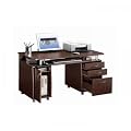 Chocolate Finish Computer Desk Chocolate Finish