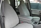 IMAGE OF Exact Seat Covers, FD25 V7, 2003-2006 Ford Expedition XLT Front and Rear Seat Set Custom Exact Fit Seat Covers, Gray Automotive Velour