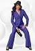 Convertible-Collar Pantsuit