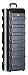 SKB Compact Stand Case 36-1/2" x 11-7/8" x 8-1/4" with Wheels &amp; Straps, TSA Latches, Over molded Handle