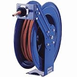 Coxreels Air Hose Reel With Hose - 3/8in. x 25ft. Hose, Max. 300 PSI
