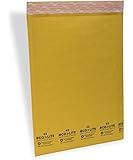 Ecolite #2 8.5x12 Kraft Bubble Mailers Padded Envelopes, Pack of 100