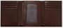 Floto Tri-fold Wallet in Brown - leather wallet, billfold