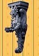 Dragon wall statue candle holder shelf sculpture New Caryatids medieval holder