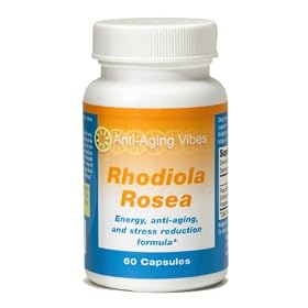 Anti-Aging Vibes Rhodiola Rosea Nutrition Supplement, 60 Capsules by 