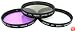Zeikos ZE-FLK58 58mm Multi-Coated 3 Piece Filter Kit (UV-CPL-FLD)
