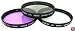 Zeikos ZE-FLK58 58mm Multi-Coated 3 Piece Filter Kit (UV-CPL-FLD)
