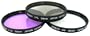 Zeikos ZE-FLK58 58mm Multi-Coated 3 Piece Filter Kit (UV-CPL-FLD)