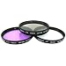 Zeikos ZE-FLK58 58mm Multi-Coated 3 Piece Filter Kit (UV-CPL-FLD)