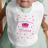 Personalized Birthday Princess Baby Bib