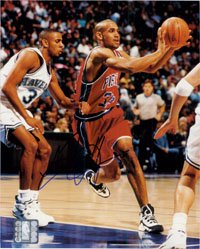 Signed Hill, Grant (Detroit Pistons) 8x10 Photo