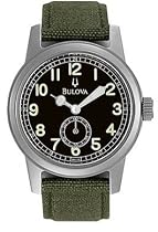 Bulova Men's Canvas Strap Watch #96A102