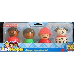 Little People Nostalgic Figure 4 Pack - 50th Birthday Collectible Figures (2008)