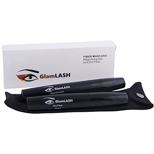 GlamLASH 3D Fiber Lashes Mascara, Natural Lashes: Eye Lash Enhancer, Thickening & Lengthening Gel Extension GlamLASH 3D Fiber Lashes Mascara, Natural Lashes: Eye Lash Enhancer, Thickening & Lengthening Gel Extension