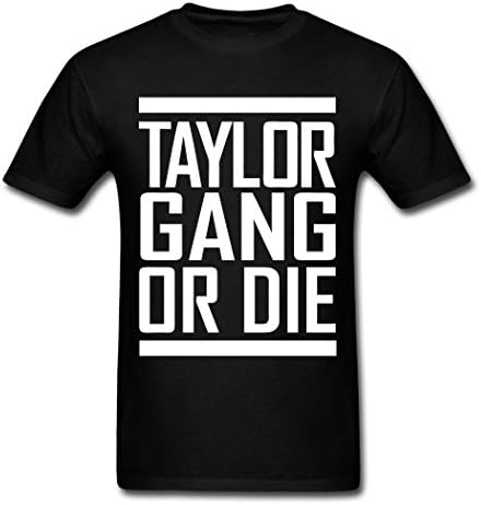 ZAKE Funny Cotton Men's Taylor Gang Or Die T-Shirts Black S
