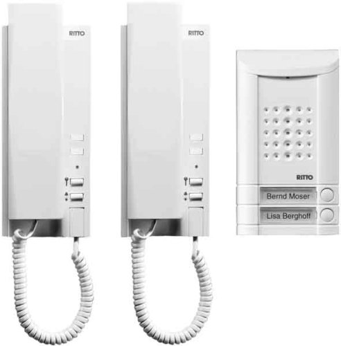 RITTO 16732/20 Minivox Wohntelefon-Set 2WE weissalu