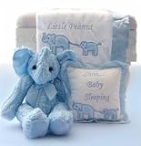Sleepy Time Elephant Gift Set Blue - Boy