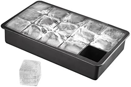 15 XL Ice Cube Tray, Silicone Ice Cube Tray, XXL Giant ice cubes: 3 x 3 x 3 CM by Funky Kitchen