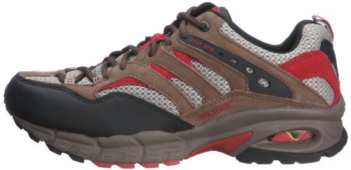 Wolverine Men's Hatch Hiking Shoe Gunsmoke/Scarlet 6841 12 UK