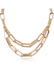 Kenneth Cole New York "Tropics" Oval Link 2 Row Necklace, 21"