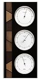 Fischer 9171-06 Wetterstation, Holz / schwarz mit Intarsien