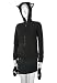 Sports : Emily The Strange Pullover Hoody Emily Classic Kittie Hoody, schwarz