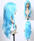 Cosplayland - 70CM Wave heat-resist Cosplay Theater Wig - Turquoise