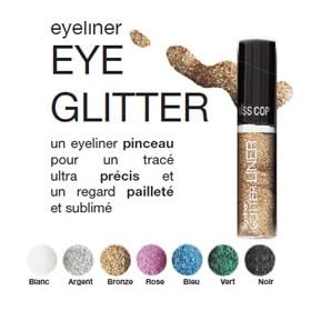 Eyeliner Glitter - Argent Paillet� - Miss Cop