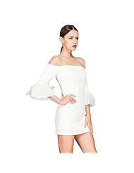 Girls Sexy Feathers Off the Shoulder Cotton/Rayon/Spandex Bodycon Dress/Party Dress 