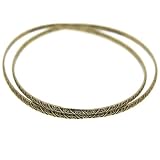 Antiqued Brass Tone Bracelet Duo