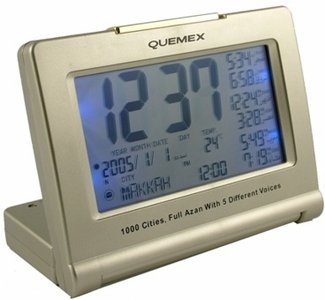 Auto Islamic Azan Clock with Qibla Direction with Light QAC880
