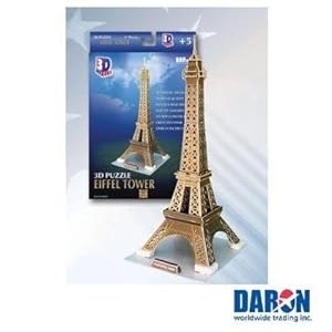 Cubic Fun Eiffel Tower 3D Puzzle Paper Model